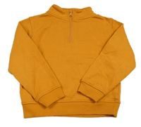 Pomerančová mikina se stojáčkem Primark