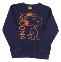 Tmavomodrá mikina se Snoopym
