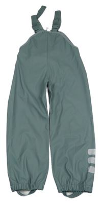 Šedozelené voděodolné laclové kalhoty Topolino