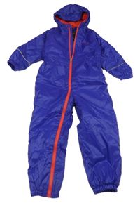 Fialová šusťáková funkční podšitá kombinéza s kapucí Regatta