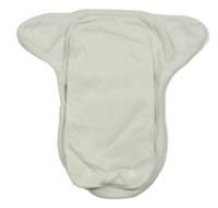 2set - Bílé froté plenkové kalhotky + vložka