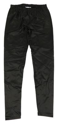 Černé koženkové legíny Y.F.K.