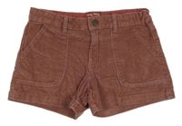 Starorůžové manšestrové kraťasy Zara