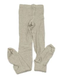 Světlebéžové melírované punčocháče 