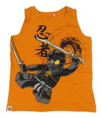 Oranžové tílko s potiskem - Lego Ninjago 