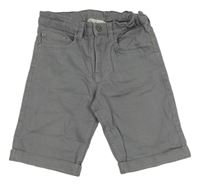 Šedé riflové kraťasy H&M