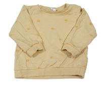 Světležlutá mikina se sluníčky H&M