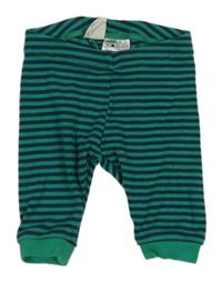 Zeleno-modré pruhované tepláky H&M