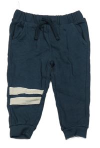 Petrolejové tepláky s proužky C&A