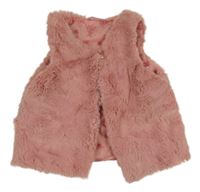 Růžová kožešinová vesta So Cute 