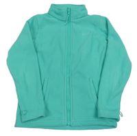 Tyrkysová fleecová funkční propínací mikina Mountain Warehouse
