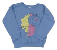 Světlemodrá mikina s jednorožcem Kiki&Koko