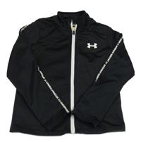 Černá propínací funkční mikina s logem Under Armour