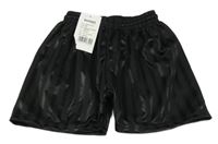 Nové - Černé pruhované sportovní kraťasy Banner 