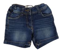 Tmavomodré riflové kraťasy Tex