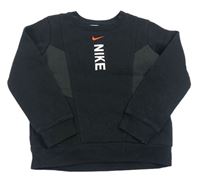 Černo-tmavošedá mikina s logem Nike
