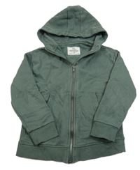 Tmavošalvějová propínací mikina s kapucí M&S