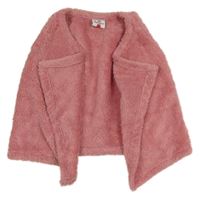 Růžová huňatá vesta/cardigan Topolino