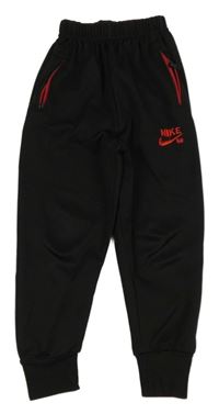 Černé sportovní tepláky s logem Nike