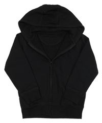 Černá propínací mikina s kapucí Matalan