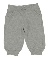 Šedé melírované tepláky s mašličkou C&A