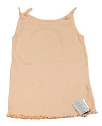 Nové - světleoranžový žebrovaný top St. Bernard