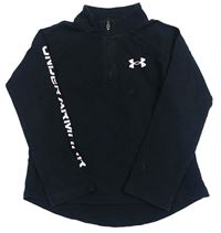 Černá lehká funkční mikina s logem Under Armour