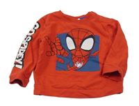 Červená mikina se Spidermanem Marvel