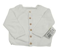 Nové - Bílý propínací svetr Matalan