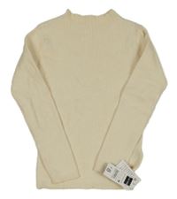 Nové - Krémový žebrovaný svetr Dunnes