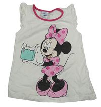 Smetanové tričko s Minnie Disney