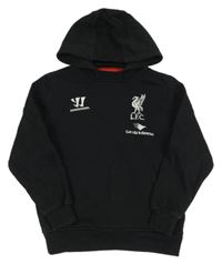 Černá fotbalová mikina s kapucí - Liverpool FC Warrior