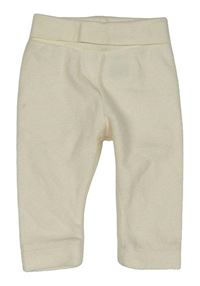Smetanové fleecové tepláky H&M
