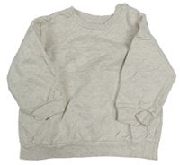 Světlešedá melírovaná mikina zn. H&M