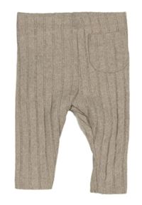 Béžové úpletové tepláky s kapsou Primark