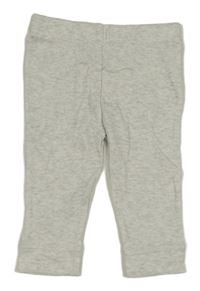 Šedé melírované lehké tepláky 