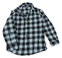 Modro-černá kostkovaná košile Primark