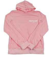 Růžová lehká mikina s nápisem 