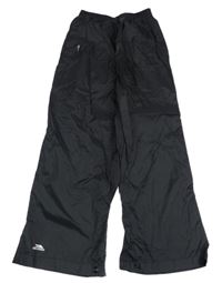 Černé šusťákové vodědolné kalhoty Trespass