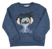 Tmavomodrá mikina se Stitchem Disney