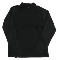 Černá sportovní mikina s logem Nike