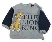 Šedo-tmavomodrá mikina - Lví král Disney