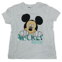 Bílé tričko s Mickeym Disney