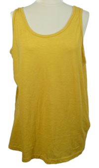 Dámský okrový volný top Primark 