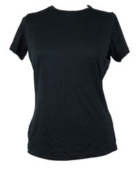 Dámské černé vzorované sportovní funkční tričko Rukka 