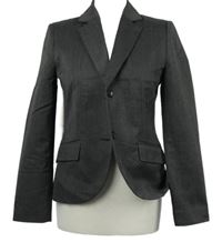 Dámské tmavošedé proužkované sako S. Oliver 