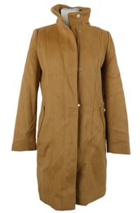 Dámský medový vlněný kabát Esprit 
