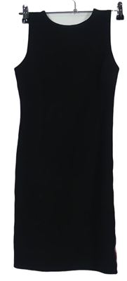Dámské černé šaty s pruhy Primark 