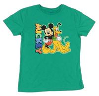Zelené tričko s Mickey Mousem Disney