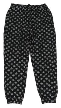 Černé lehké kalhoty s hvězdami Pepperts